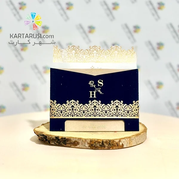 کارت عروسی SE406 YARA جیر مخملی - Image 1